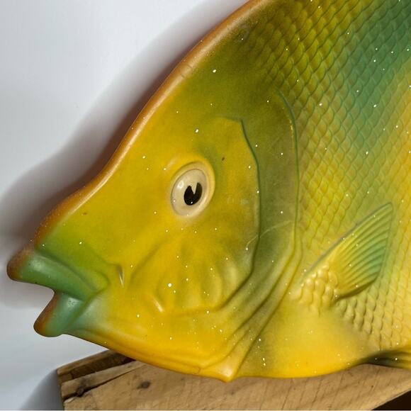 Hoover fish wall hanging tray plates vintage collectable set of 2 - Picture 13 of 16